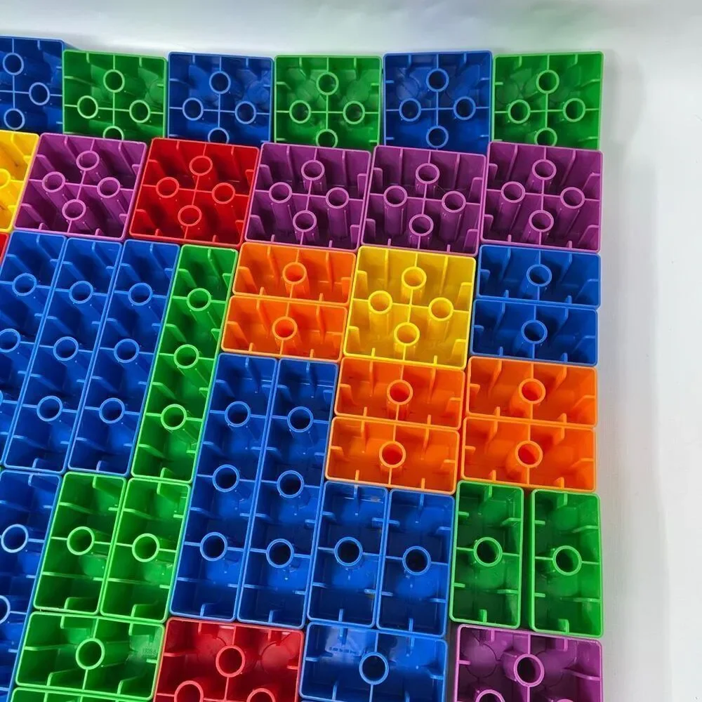 Vintage Lego Quatro Bucket Lid 73 Building Blocks Bricks Set 5357 XL Duplo 2004 - Picture 11 of 15